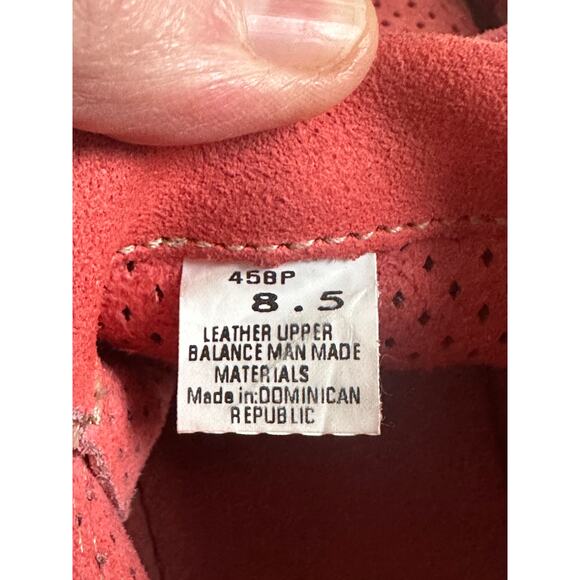 Minnetonka Pink/Coral Ankle Moccasin boots Womens size 8.5 Style Venice Booties - Picture 5 of 8